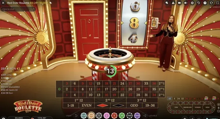 Red Door Roulette sa vinner